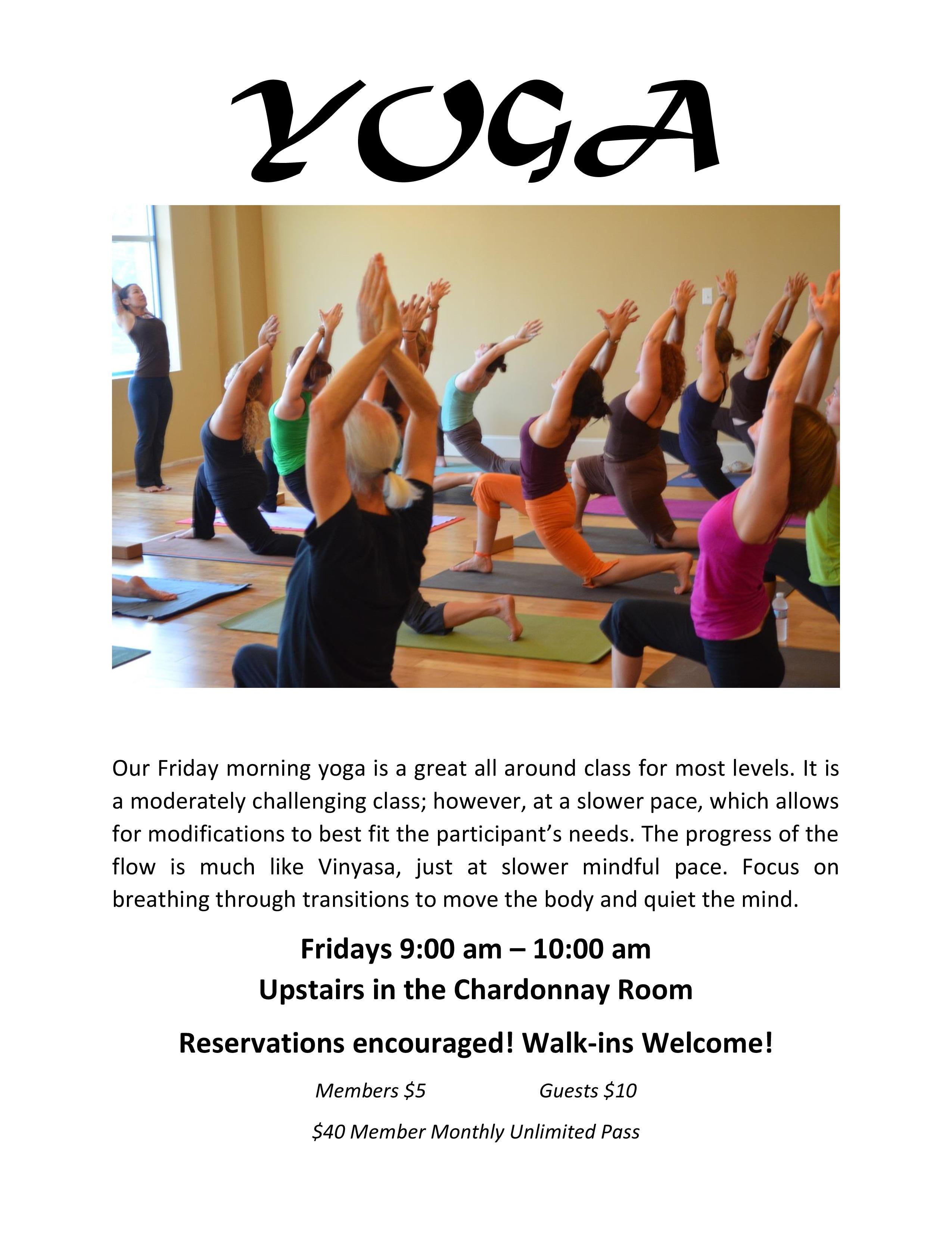 Friday Yoga Class Signature of Solon 20160603